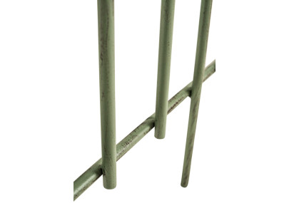 Set de 2 rejas para jardín Elisa Verde antiguo