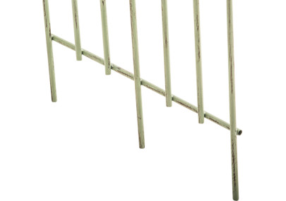 Set de 2 rejas para jardín Elisa Verde antiguo