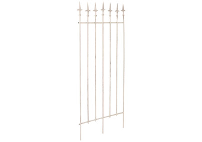 Set de 2 rejas para jardín Elisa Crema antiguo