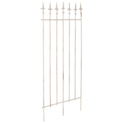 Set de 2 rejas para jardín Elisa Crema antiguo