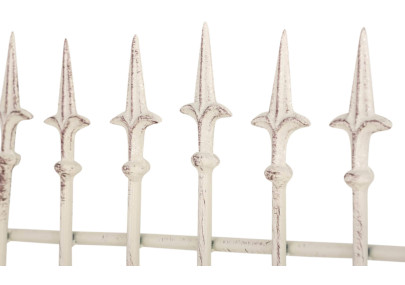 Set de 2 rejas para jardín Elisa Crema antiguo