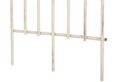 Set de 2 rejas para jardín Elisa Crema antiguo