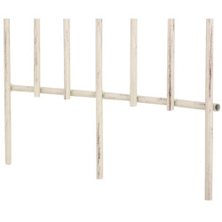 Set de 2 rejas para jardín Elisa Crema antiguo