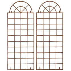 Ensemble de 2 treillis Viva marron antique