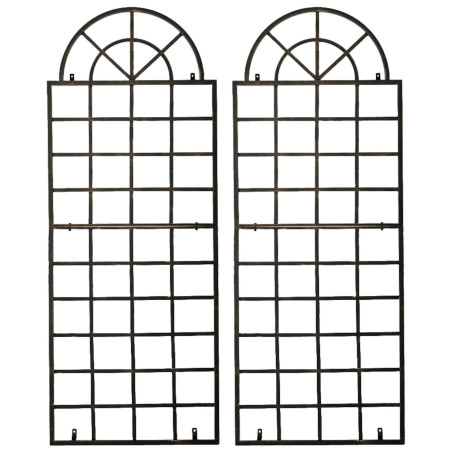 Ensemble de 2 treillis en bronze Viva