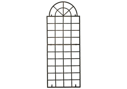 Set de 2 vallas metálicas viva para plantas trepadoras Bronce