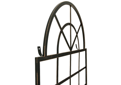 Set de 2 vallas metálicas viva para plantas trepadoras Bronce