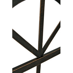 Set de 2 vallas metálicas viva para plantas trepadoras Bronce