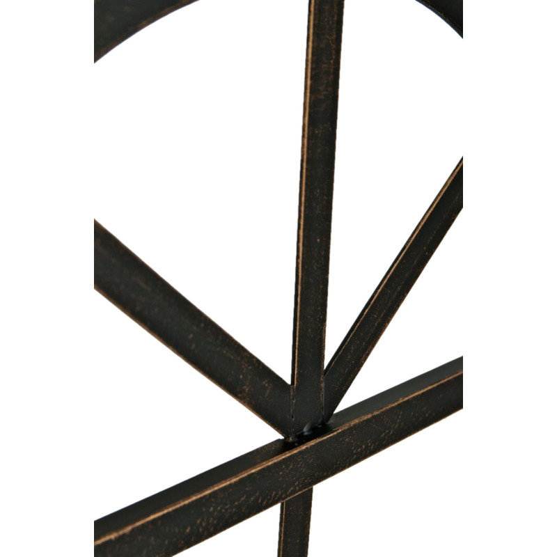 Set de 2 vallas metálicas viva para plantas trepadoras Bronce