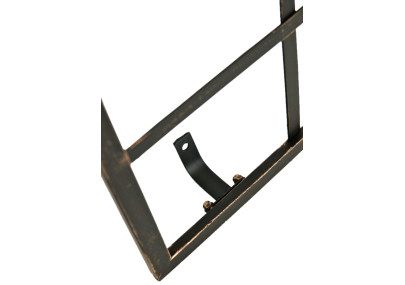 Set de 2 vallas metálicas viva para plantas trepadoras Bronce