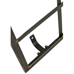 Set de 2 vallas metálicas viva para plantas trepadoras Bronce