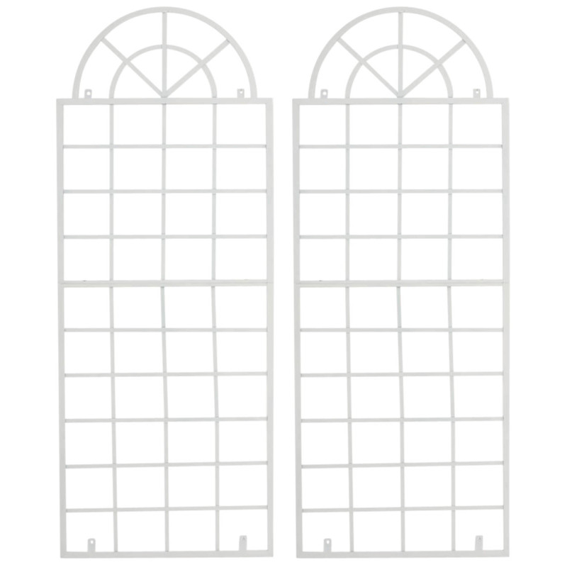 Ensemble de 2 treillis Viva blancs