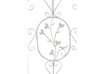 Set de 2 soportes para enredaderas Burgus Blanco antiguo