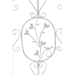 Set de 2 soportes para enredaderas Burgus Blanco antiguo