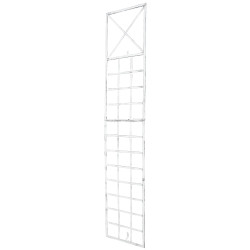 Set de 2 Rejas Trigo para plantas trepadoras Blanco antiguo