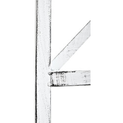 Ensemble de 2 treillis Trigo blanc antique