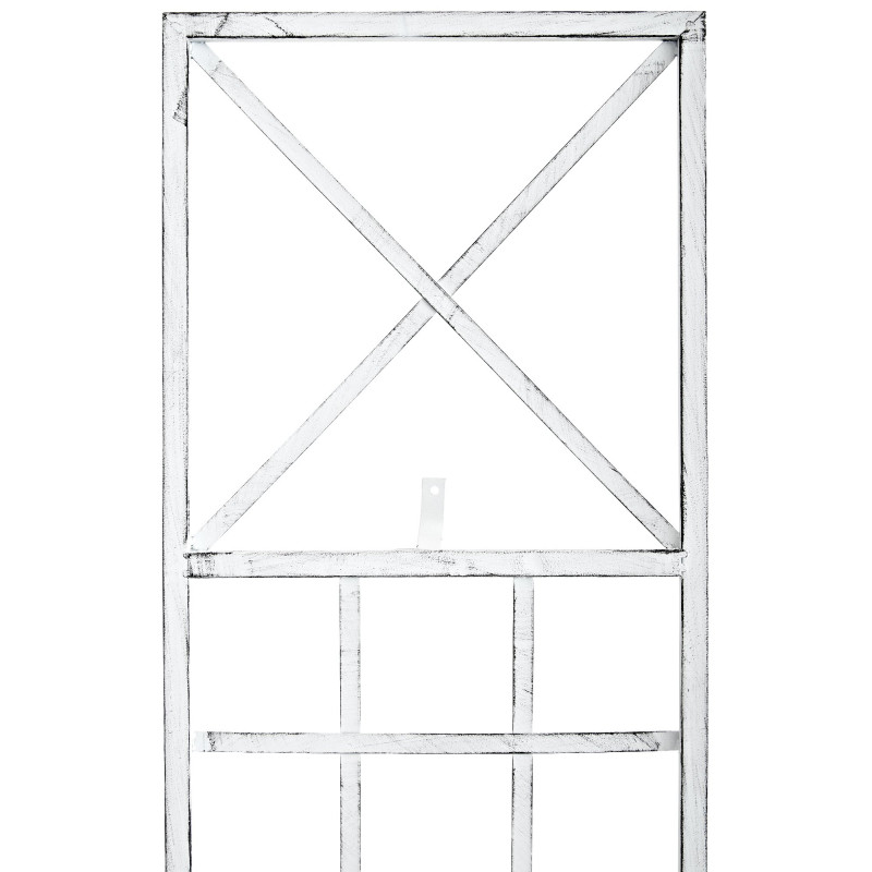 Ensemble de 2 treillis Trigo blanc antique