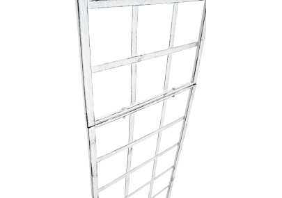 Ensemble de 2 treillis Trigo blanc antique