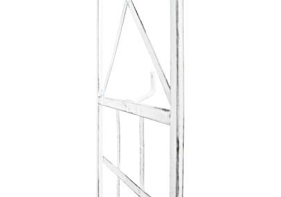 Set de 2 Rejas Trigo para plantas trepadoras Blanco antiguo