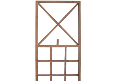 Ensemble de 2 treillis Trigo marron antique