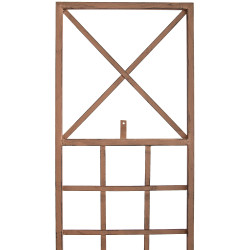 Ensemble de 2 treillis Trigo marron antique