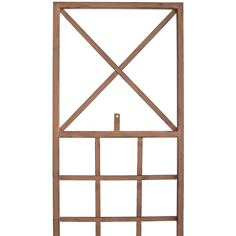 Set de 2 Rejas Trigo para plantas trepadoras Marrón antiguo