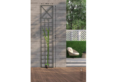 Ensemble de 2 treillis Trigo bronze