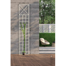 Lot de 2 Trigo treillis antique crème