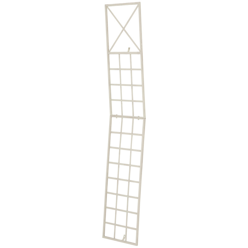 Lot de 2 Trigo treillis antique crème