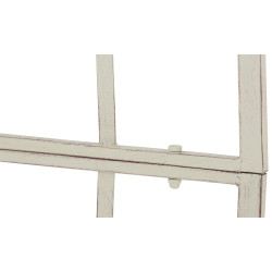 Lot de 2 Trigo treillis antique crème