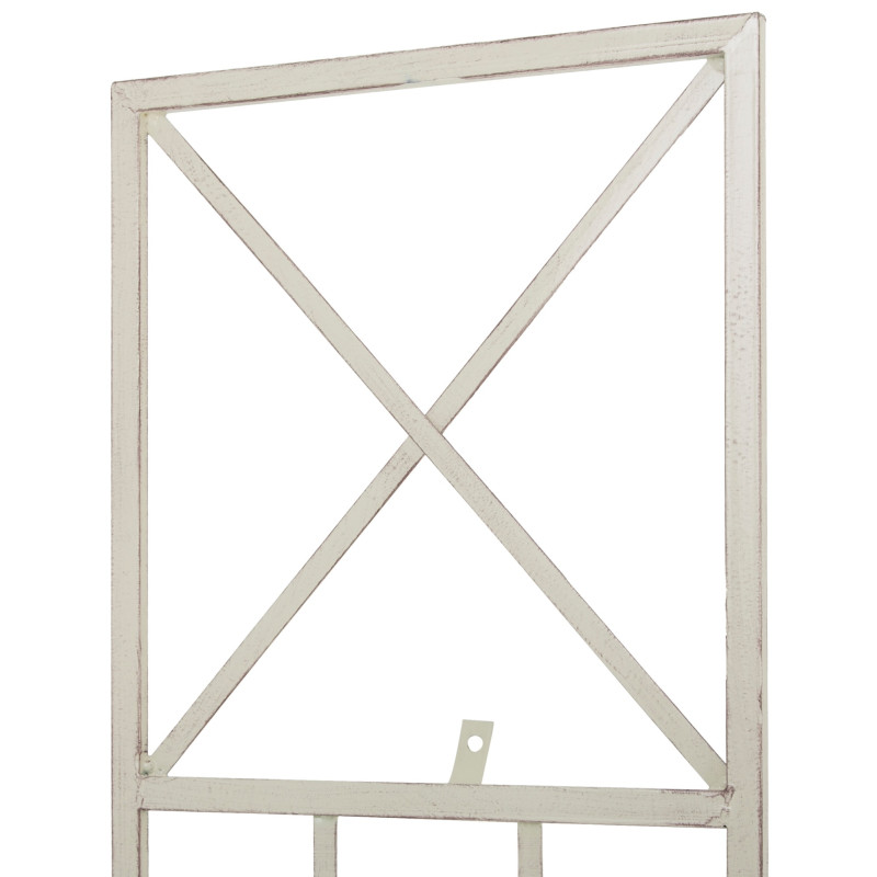 Lot de 2 Trigo treillis antique crème