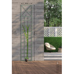 Set de 2 Rejas Trigo para plantas trepadoras Verde antiguo