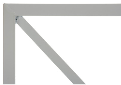 Set de 2 Rejas Trigo para plantas trepadoras Blanco