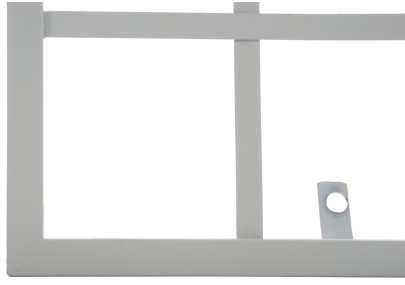 Set de 2 Rejas Trigo para plantas trepadoras Blanco