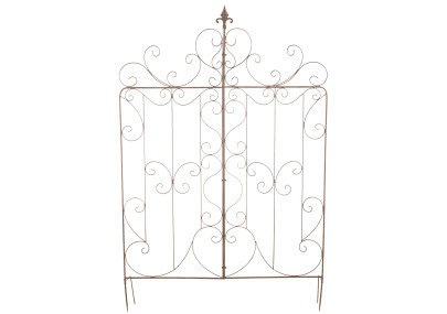 Lot de 2 treillis Mandevilla brun antique