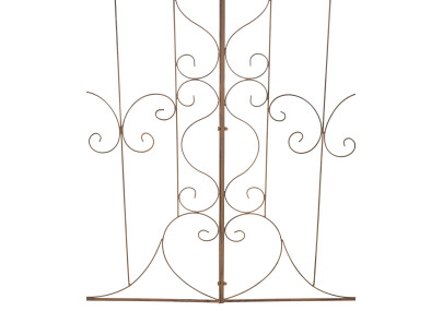 Lot de 2 treillis Mandevilla brun antique