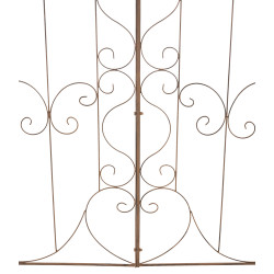 Lot de 2 treillis Mandevilla brun antique