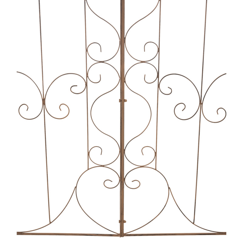 Lot de 2 treillis Mandevilla brun antique