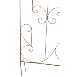 Lot de 2 treillis Mandevilla brun antique