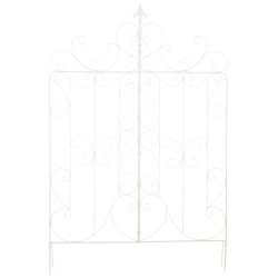 Ensemble de 2 treillis Mandevilla blancs