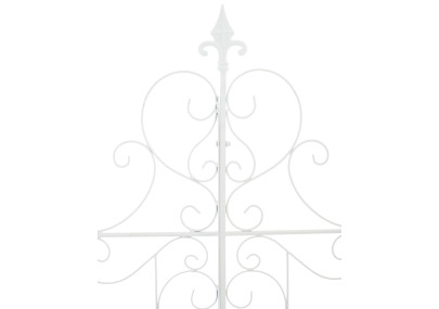 Ensemble de 2 treillis Mandevilla blancs