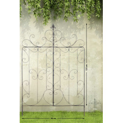 Ensemble de 2 treillis en bronze Mandevilla