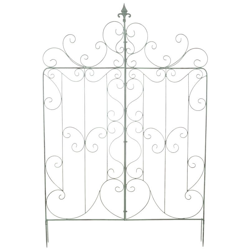 Ensemble de 2 treillis Mandevilla vert antique