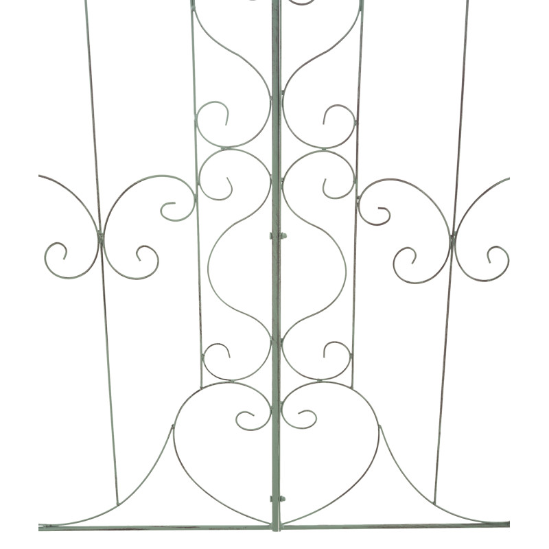 Ensemble de 2 treillis Mandevilla vert antique