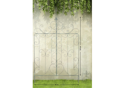 Ensemble de 2 treillis Mandevilla vert antique