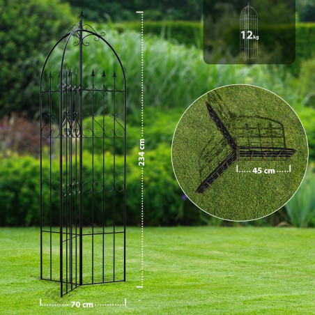 Treillis noir Flowton