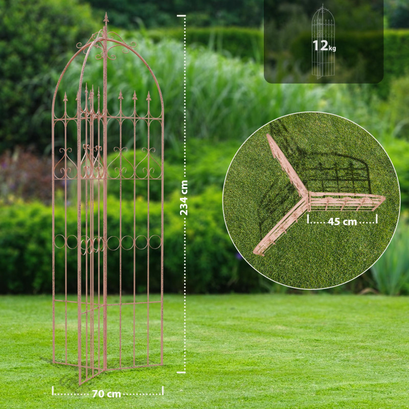 Treillis Flowton brun