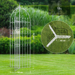 Treillis Flowton blanc antique