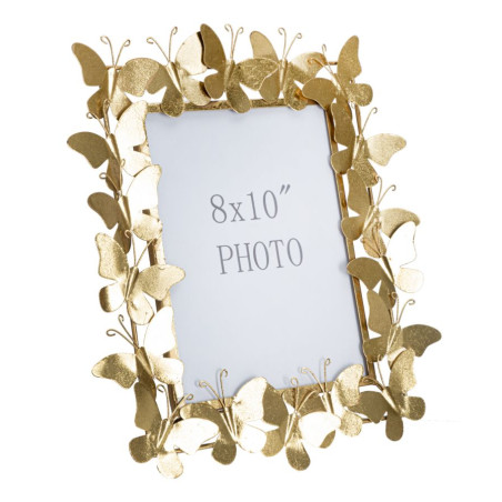 Cadre photo Papillon Glam – 35 × 15 × 38 cm (dimensions intérieures : 20 × 25 cm)