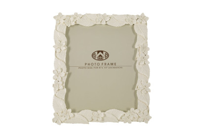 Cadre photo Feuille crème – 26 × 2 × 30,7 cm